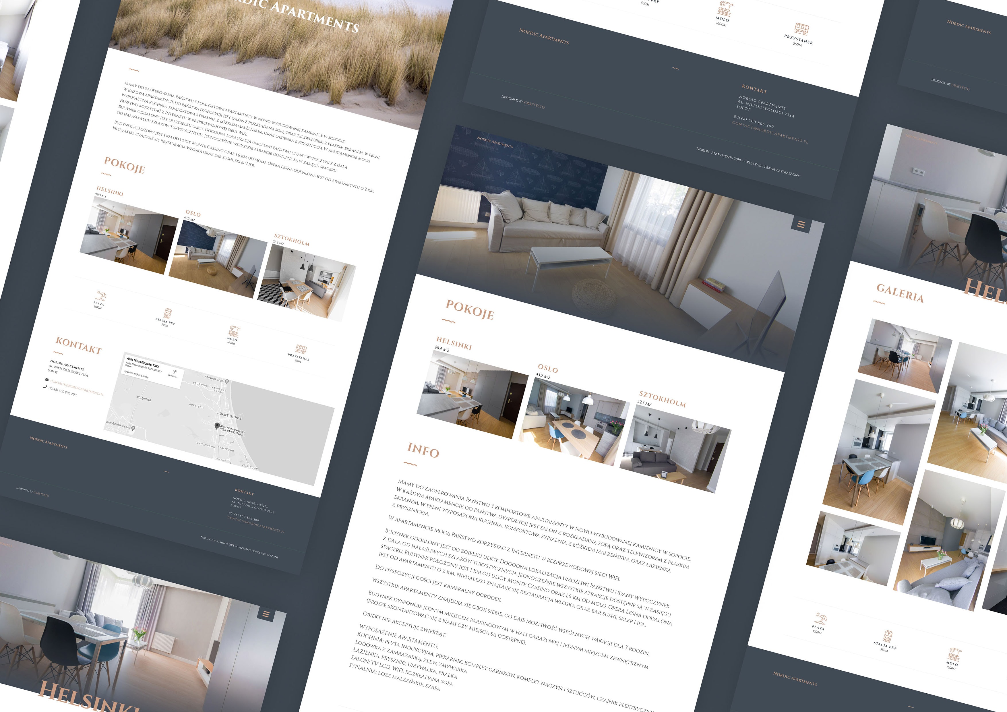 Presentation of website pages